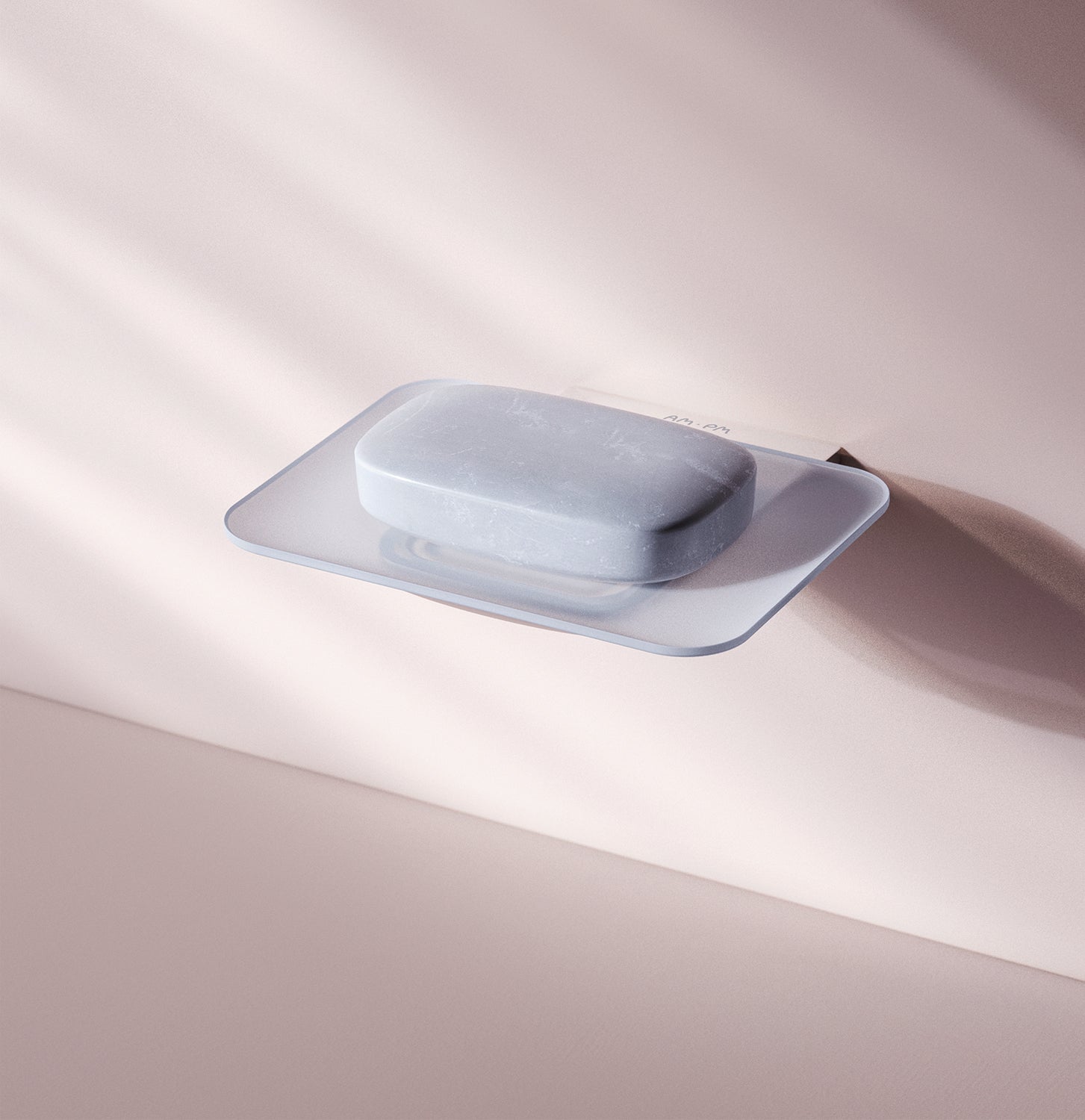 AIB34200 Seifenschale aus Glas mit Wandhalterung Inspire V2.0 Seifenhalter ampm-store.de