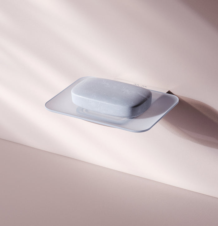 AIB34200 Seifenschale aus Glas mit Wandhalterung Inspire V2.0 Seifenhalter ampm-store.de