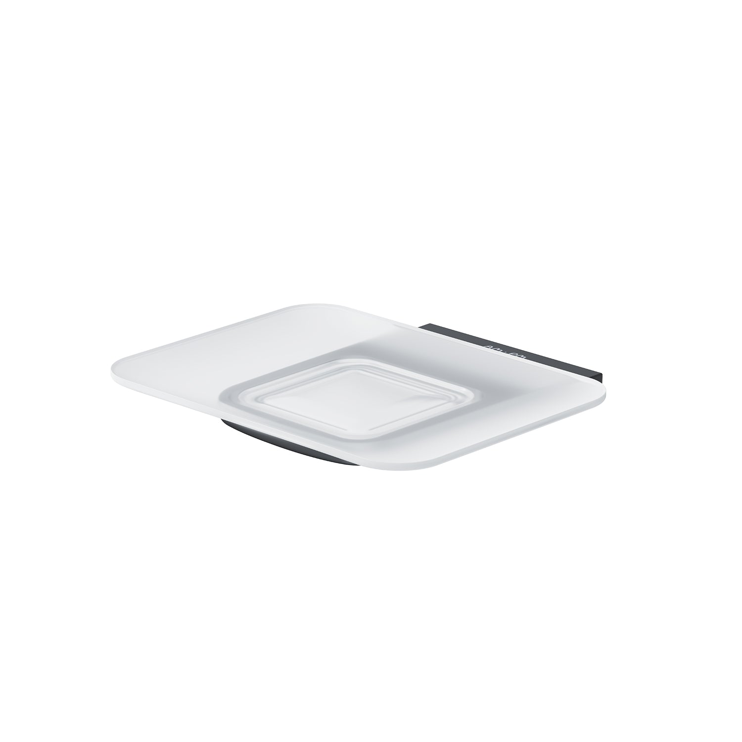AIB34222 Seifenschale aus Glas mit Wandhalterung Inspire V2.0 Seifenhalter, Schwarz ampm-store.de