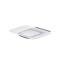 AIB34222 Seifenschale aus Glas mit Wandhalterung Inspire V2.0 Seifenhalter, Schwarz ampm-store.de