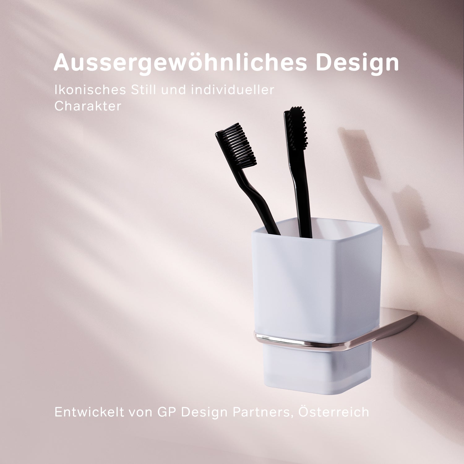 AIB34300 Zahnbürstenhalter Inspire V2.0 Zahnputzbecher mit Wandhalterung ampm-store.de