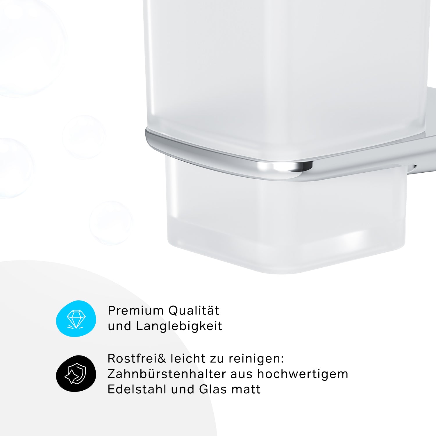 AIB34300 Zahnbürstenhalter Inspire V2.0 Zahnputzbecher mit Wandhalterung ampm-store.de