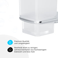 AIB34300 Zahnbürstenhalter Inspire V2.0 Zahnputzbecher mit Wandhalterung ampm-store.de