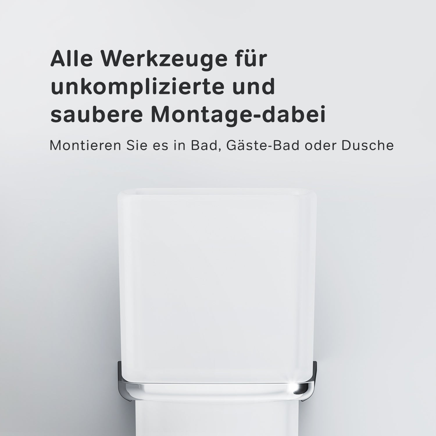 AIB34300 Zahnbürstenhalter Inspire V2.0 Zahnputzbecher mit Wandhalterung ampm-store.de