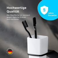AIB34322 Zahnbürstenhalter Inspire V2.0 Zahnputzbecher mit Wandhalterung, Schwarz ampm-store.de