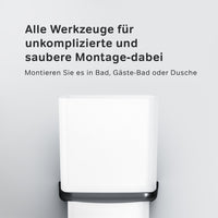AIB34322 Zahnbürstenhalter Inspire V2.0 Zahnputzbecher mit Wandhalterung, Schwarz ampm-store.de