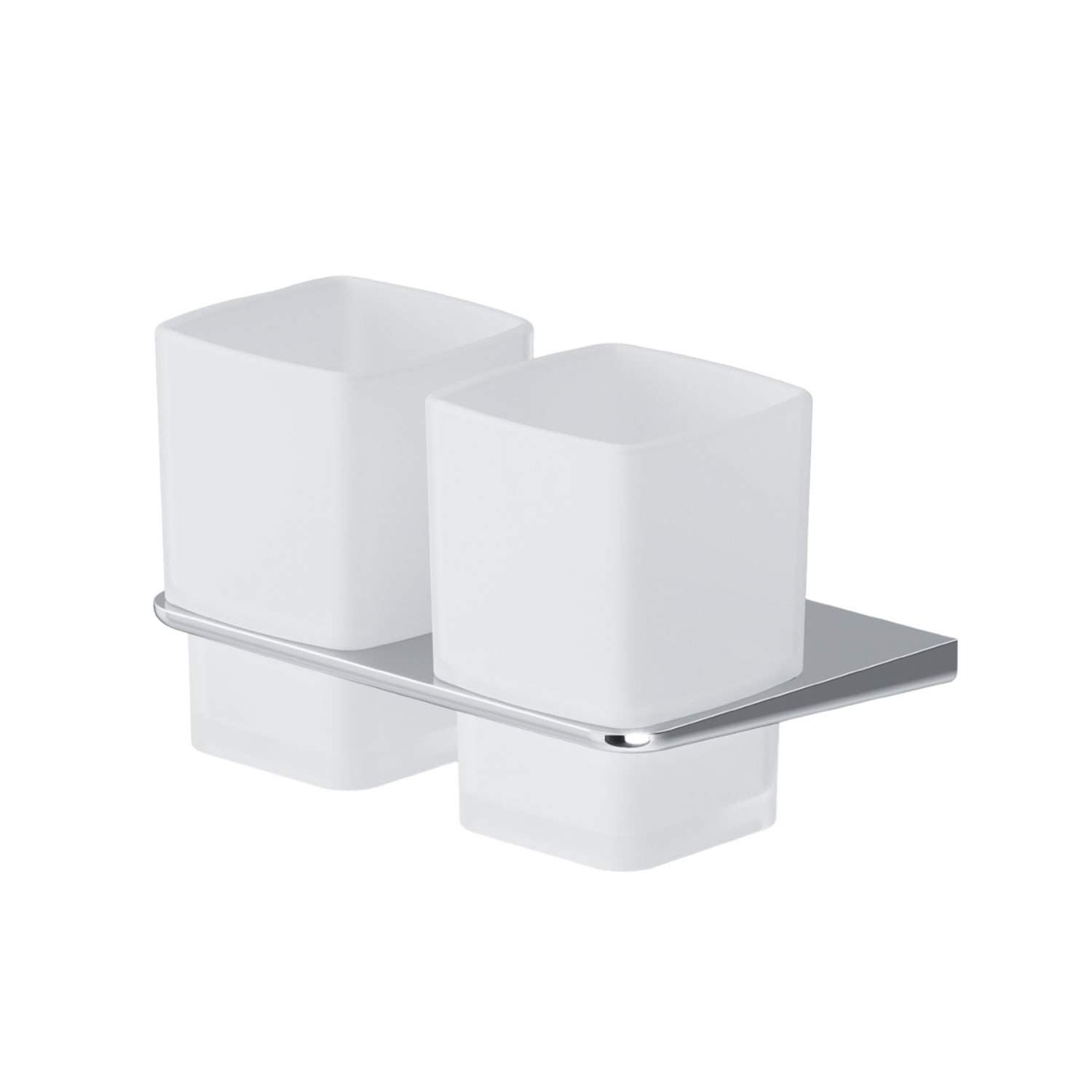 AIB343400 Zahnbürstenhalter Inspire V2.0 Doppelglasbecher mit Wandhalterung ampm-store.de