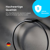 AIB34422 Handtuchring Inspire V2.0 Handtuchstange, Schwarz ampm-store.de