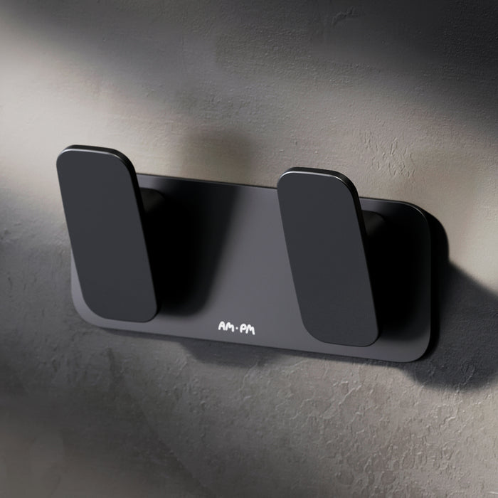 AIB35622 Handtuchhaken Inspire V2.0 Doppelhaken für Handtücher Wandhaken, Schwarz ampm-store.de