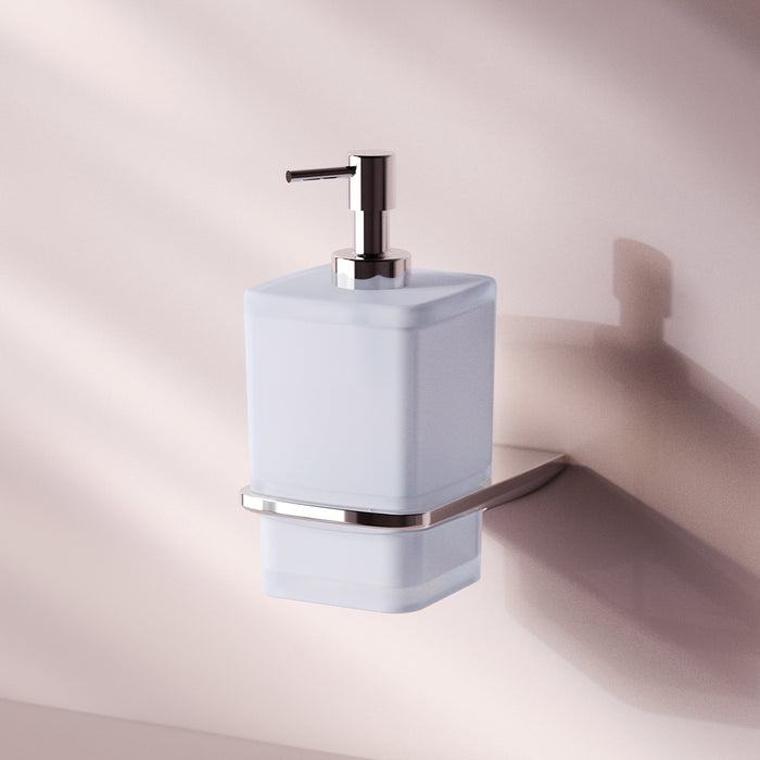 AIB36900 Seifenspender Inspire V2.0 Flüssigseifenspender aus Glas mit Wandhalterung ampm-store.de