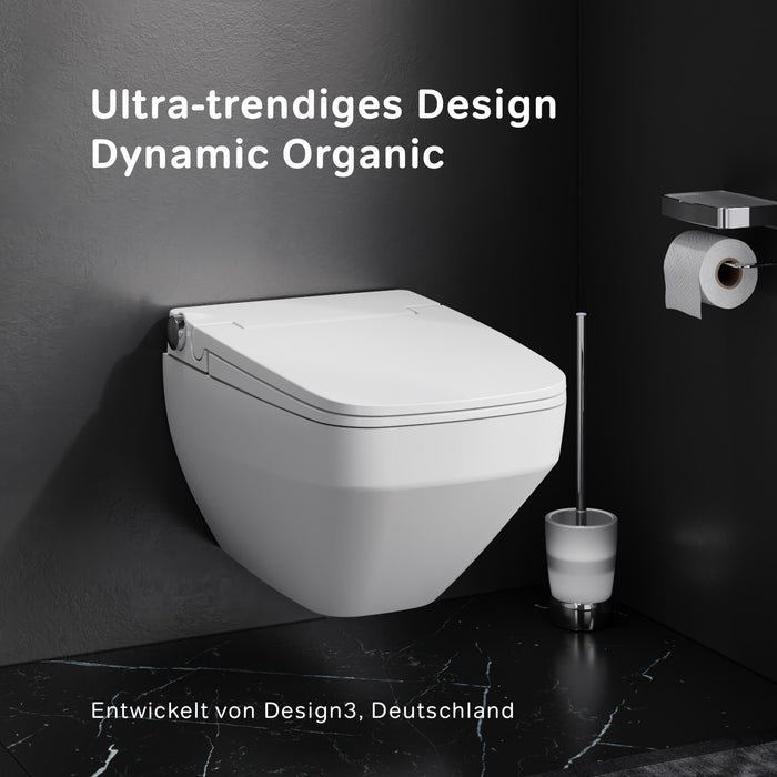 CCCPA1700SC Wand-WC mit TouchReel E-Sitz, Sitzheizung und Beleuchtung Inspire V2.0 FlashClean Tiefspül-WC Spülrandlos ampm-store.de