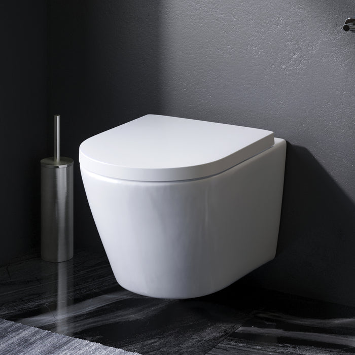 CNA1700SC Wand-WC mit Sitz Flash FlashClean Tiefspül-WC Spülrandlos Hänge WC mit Toilettendeckel ampm-store.de
