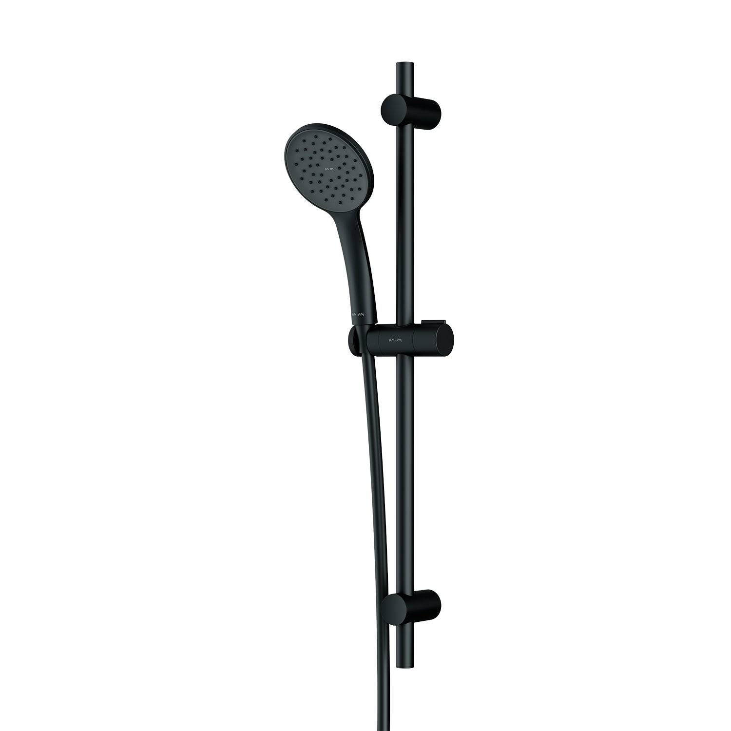 F01TA022 Duschset Hit Brausegarnitur Stangenbrause-Set, Schwarz ampm-store.de