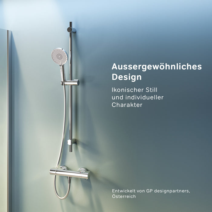 F408XA46 X-Joy Armaturen-Set: Thermostat Duscharmatur und Duschset ampm-store.de