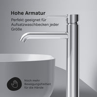 FGA92000 Bad Armatur Gem Waschtischarmatur mit hohem Auslauf Wasserhahn ampm-store.de