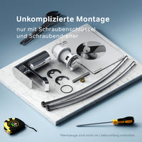 FNA82100 Bad Armatur Flash Waschtischarmatur mit Klick-Ablaufgarnitur Wasserhahn ampm-store.de