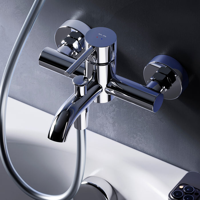 FPA10000 Wannenarmatur Spike Mischbatterie Badewanne Wasserhahn Bad ampm-store.de