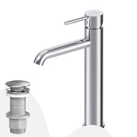 FPA92200 Bad Armatur Spike Waschtischarmatur Hoch mit Klick-Ablaufgarnitur Wasserhahn ampm-store.de