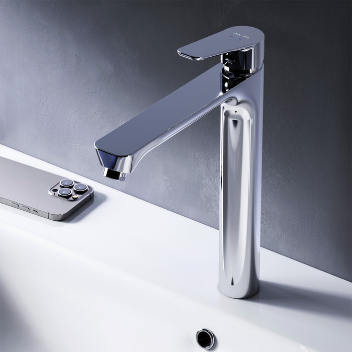 FTA92000 Bad Armatur Hit Waschtischarmatur mit hohem Auslauf Wasserhahn ampm-store.de