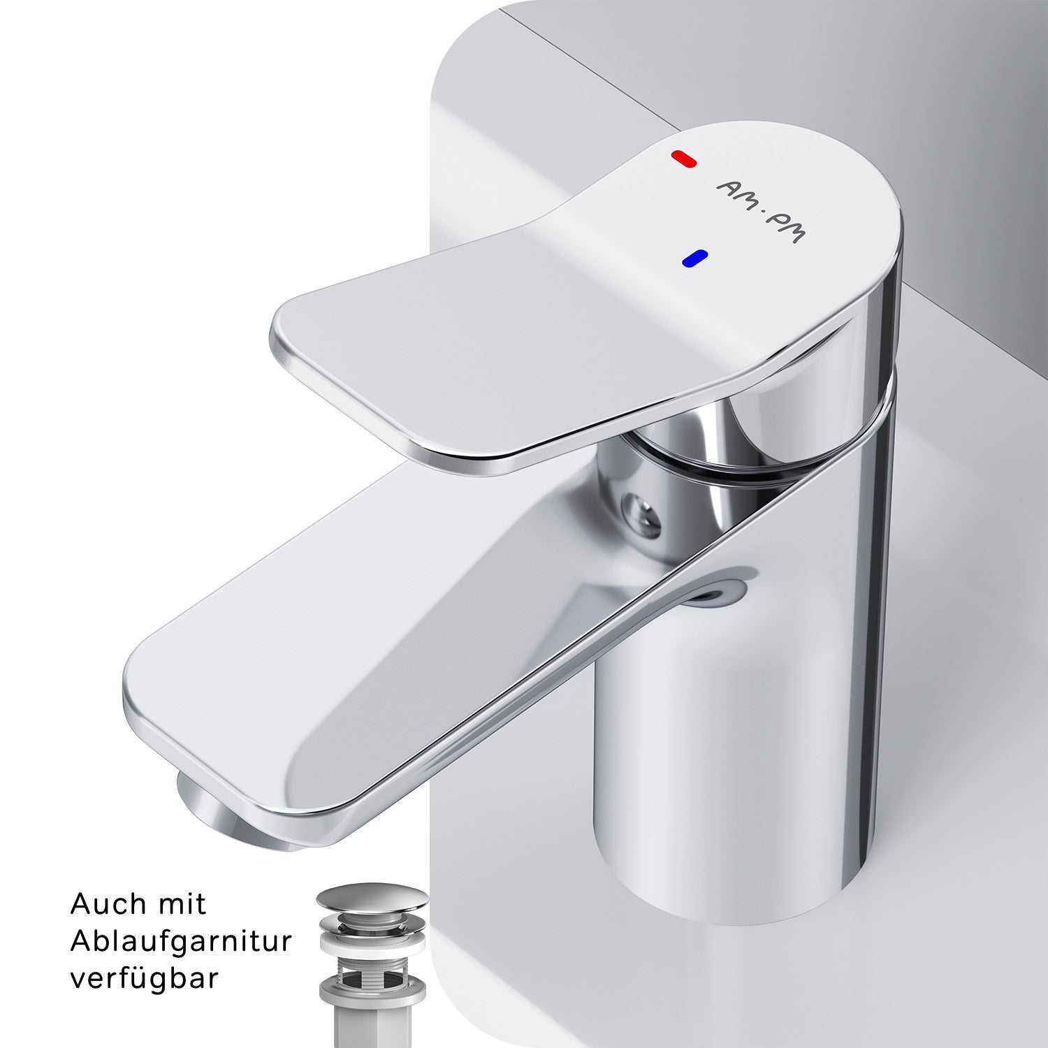 FXA02800 Bad Armatur X-Joy Waschtischarmatur EcoStart-Funktion Wasserhahn ampm-store.de