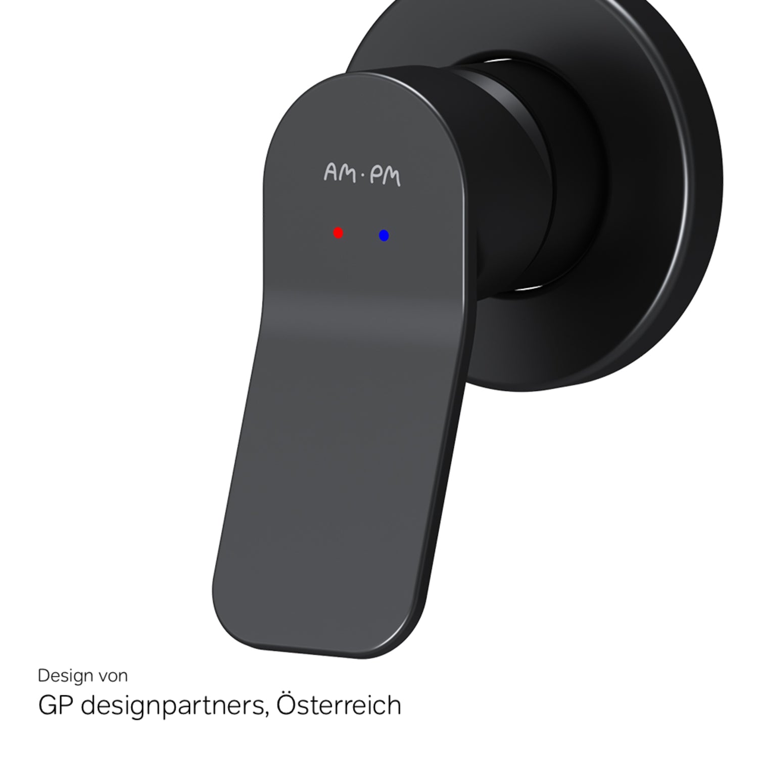 FXA65022 Duscharmatur Unterputz X-Joy Brausearmatur Mischbatterie Dusche, Schwarz ampm-store.de