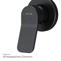 FXA65022 Duscharmatur Unterputz X-Joy Brausearmatur Mischbatterie Dusche, Schwarz ampm-store.de
