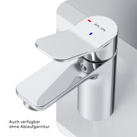 FXA82800 Bad Armatur X-Joy Waschtischarmatur EcoStart-Funktion mit Klick-Ablaufgarnitur Wasserhahn ampm-store.de