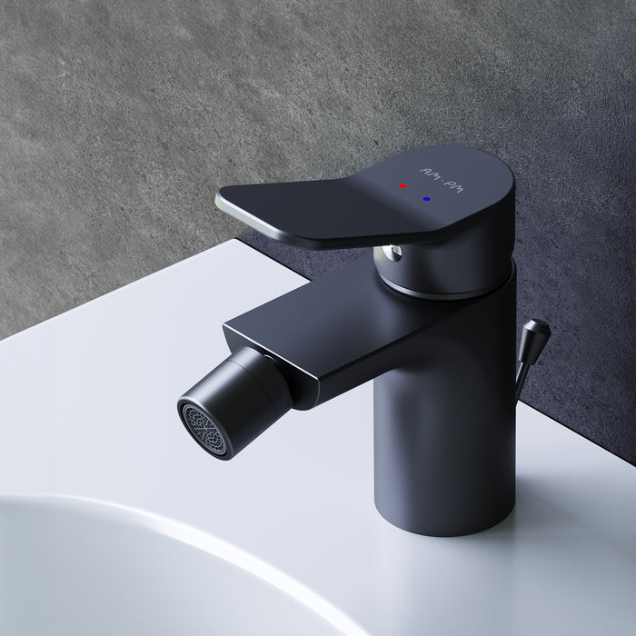 FXA83122 Bidetarmatur X-Joy Wasserhahn für Bidet, Schwarz ampm-store.de