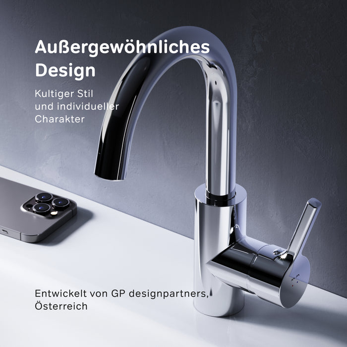 FXB02700 Bad Armatur X-Joy S Waschtischarmatur mit drehbarem Auslauf Wasserhahn ampm-store.de
