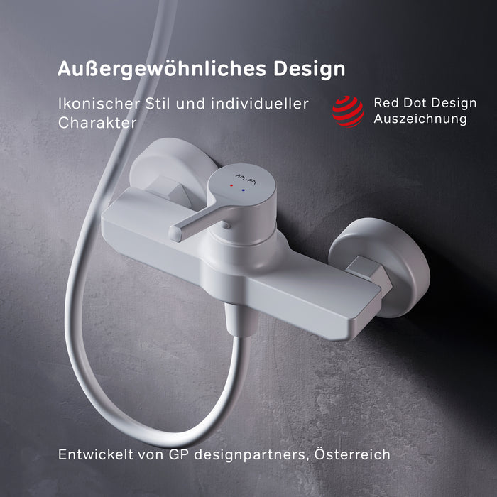 FXB20033 Duscharmatur X-Joy S Brausearmatur Mischbatterie Dusche, Weiß ampm-store.de