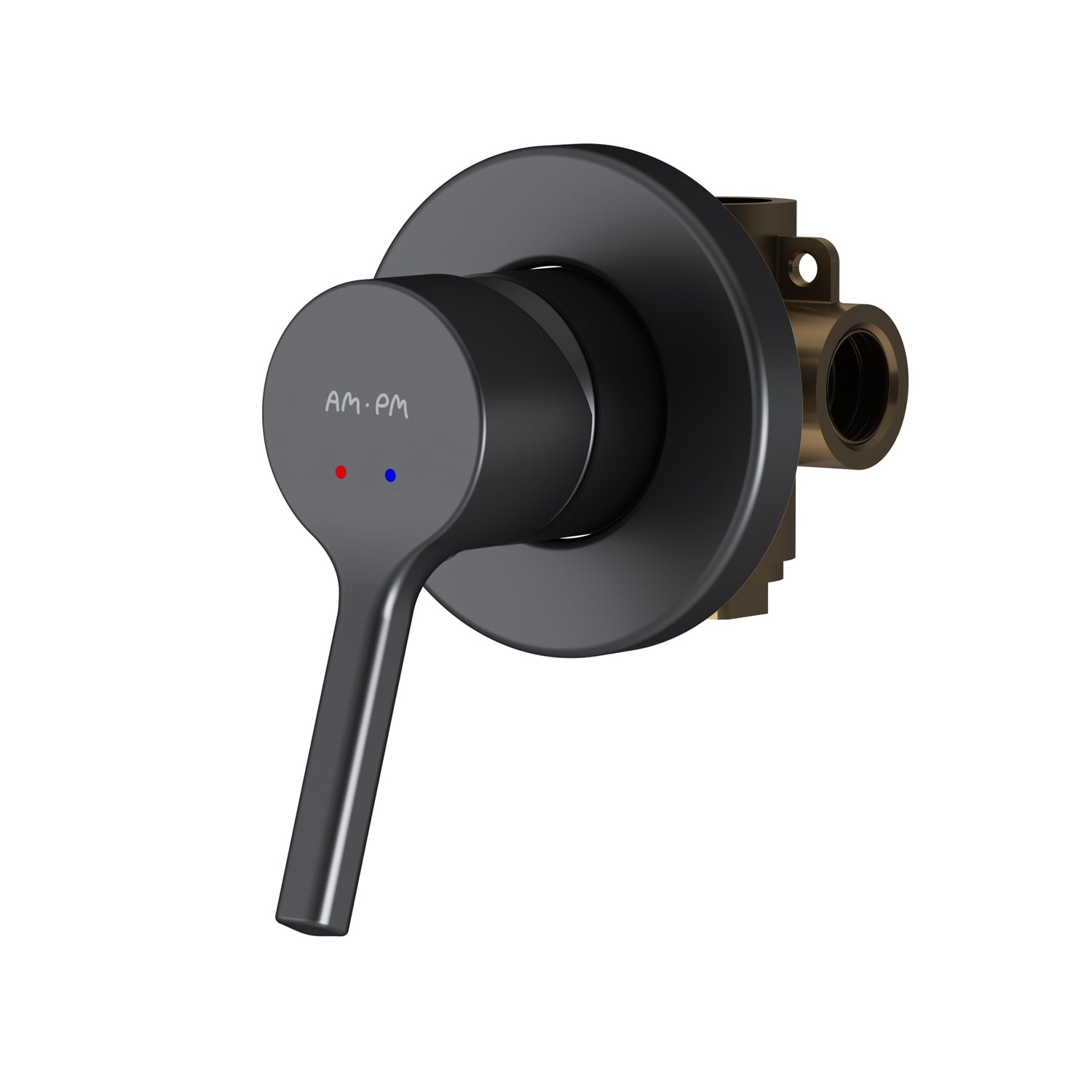 FXB65022 Duscharmatur Unterputz X-Joy S Brausearmatur Mischbatterie Dusche, Schwarz ampm-store.de