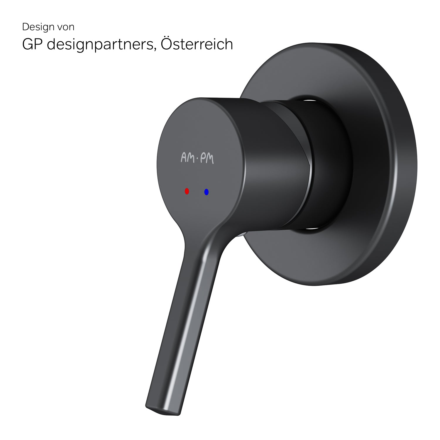 FXB65022 Duscharmatur Unterputz X-Joy S Brausearmatur Mischbatterie Dusche, Schwarz ampm-store.de