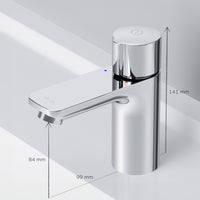 FXT82500 Bad Armatur X-Joy TouchReel Waschtischarmatur mit Klick-Ablaufgarnitur Wasserhahn ampm-store.de