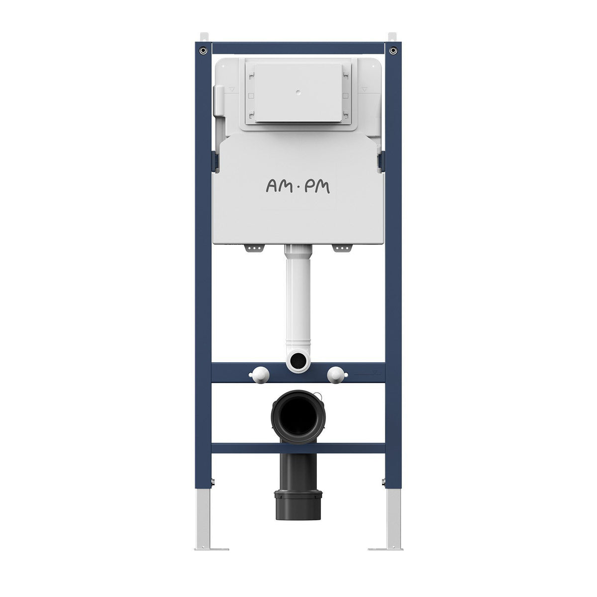Ensemble WC complet Spike avec bâti-support suspendu et plaque de commande noire–IIS90238. PA1900