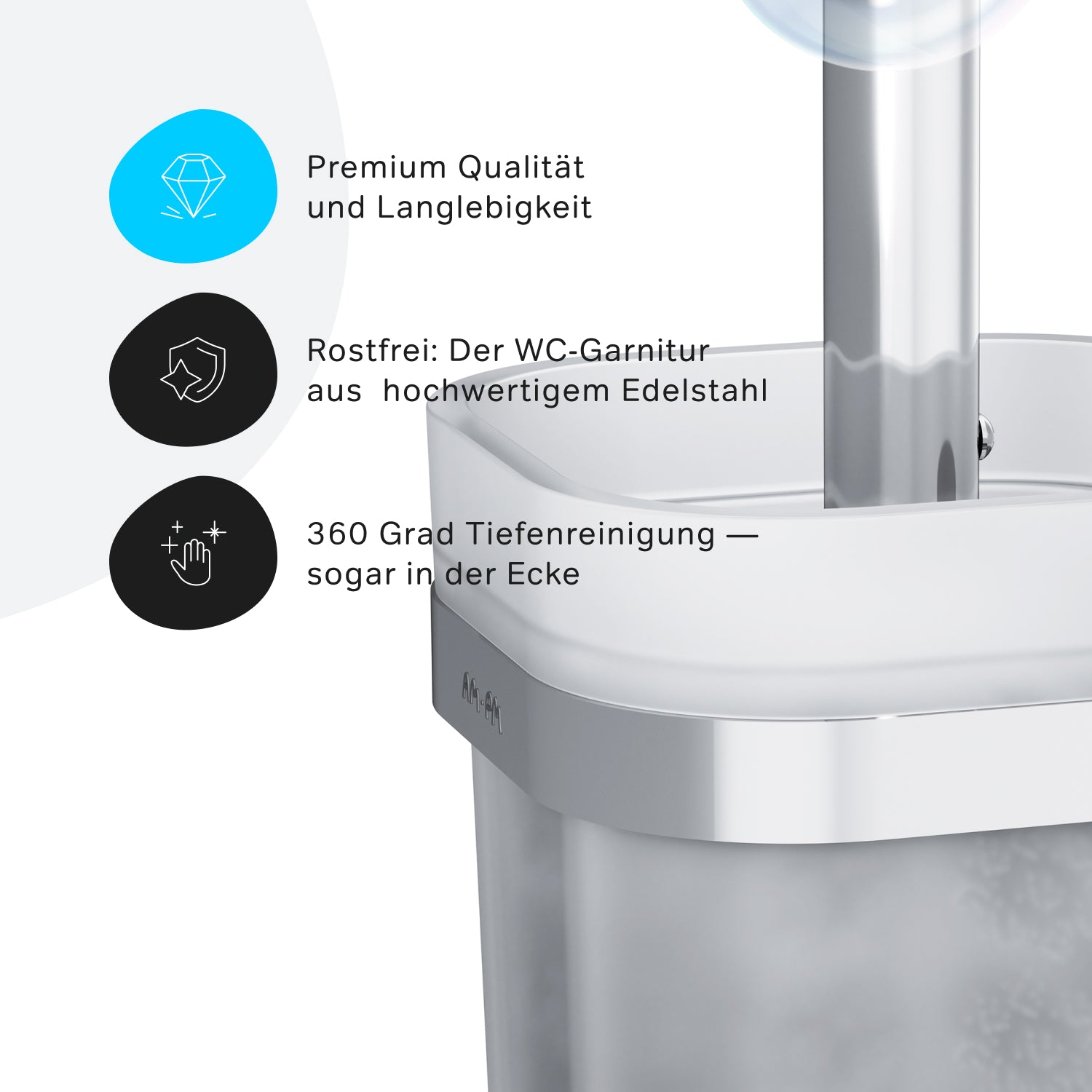 A8F33300 Toilettenbürste Func WC-Bürstenhalter ampm-store.de