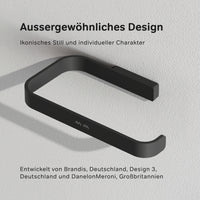 A8F34122 Toilettenpapierhalter Func Klorollenhalter ohne Deckel, Schwarz ampm-store.de