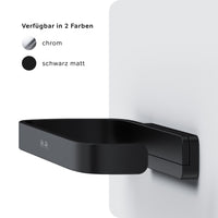 A8F34122 Toilettenpapierhalter Func Klorollenhalter ohne Deckel, Schwarz ampm-store.de