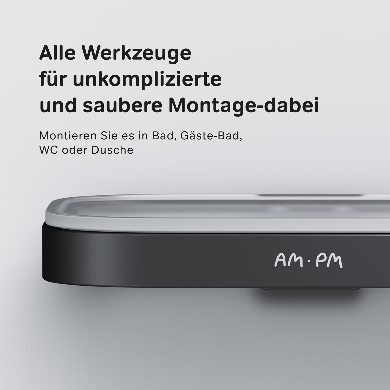 A8F34222 Seifenschale aus Glas Func Seifenhalter, Schwarz ampm-store.de