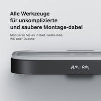A8F34222 Seifenschale aus Glas Func Seifenhalter, Schwarz ampm-store.de