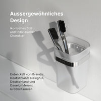 A8F34300 Zahnbürstenhalter Func Zahnputzbecher mit Wandhalterung ampm-store.de