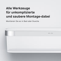 A8F53100 Duschkorb mit Wandhalterung Func Duschablage ampm-store.de