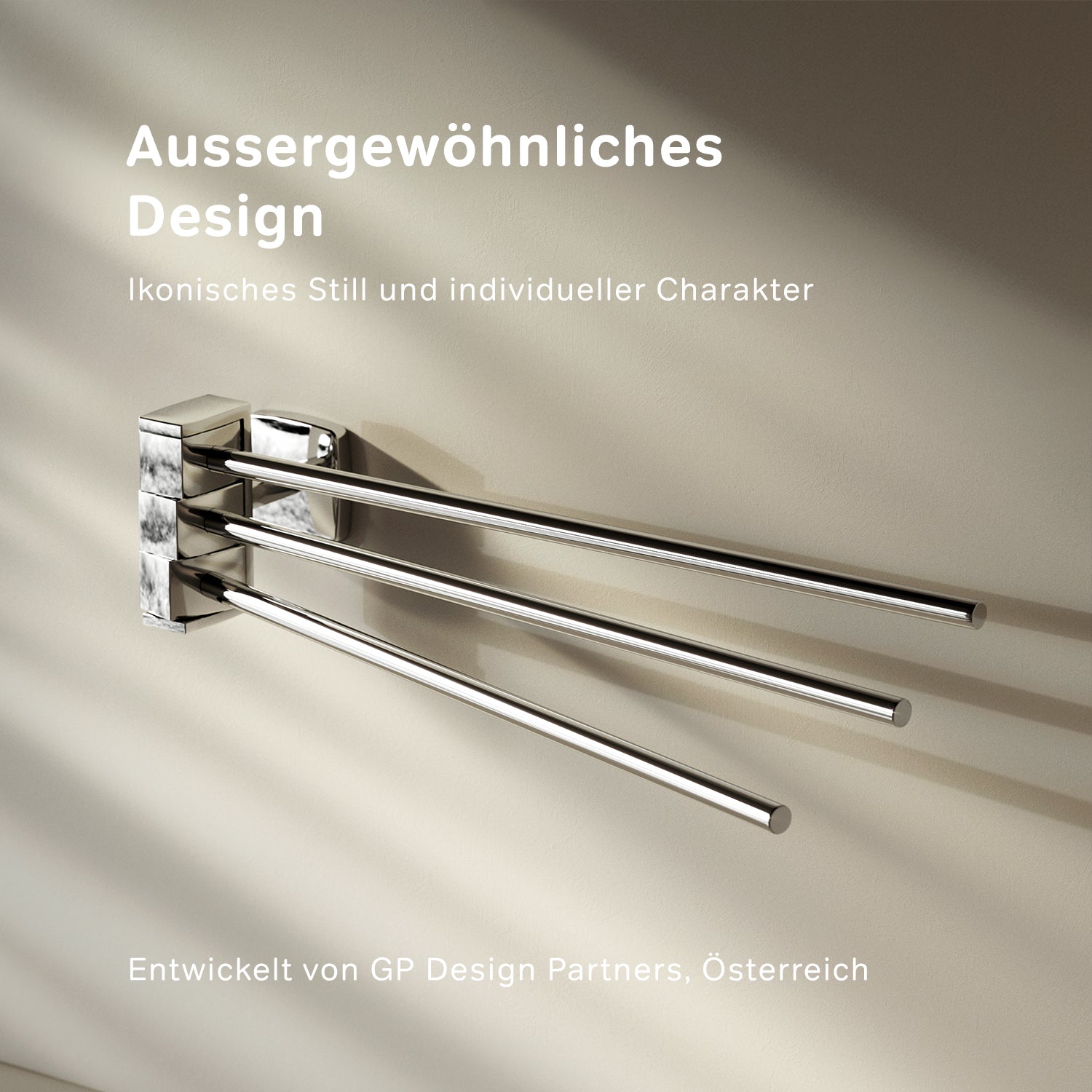 AGA32700 Dreifacher Handtuchhalter Gem Handtuchstange ampm-store.de