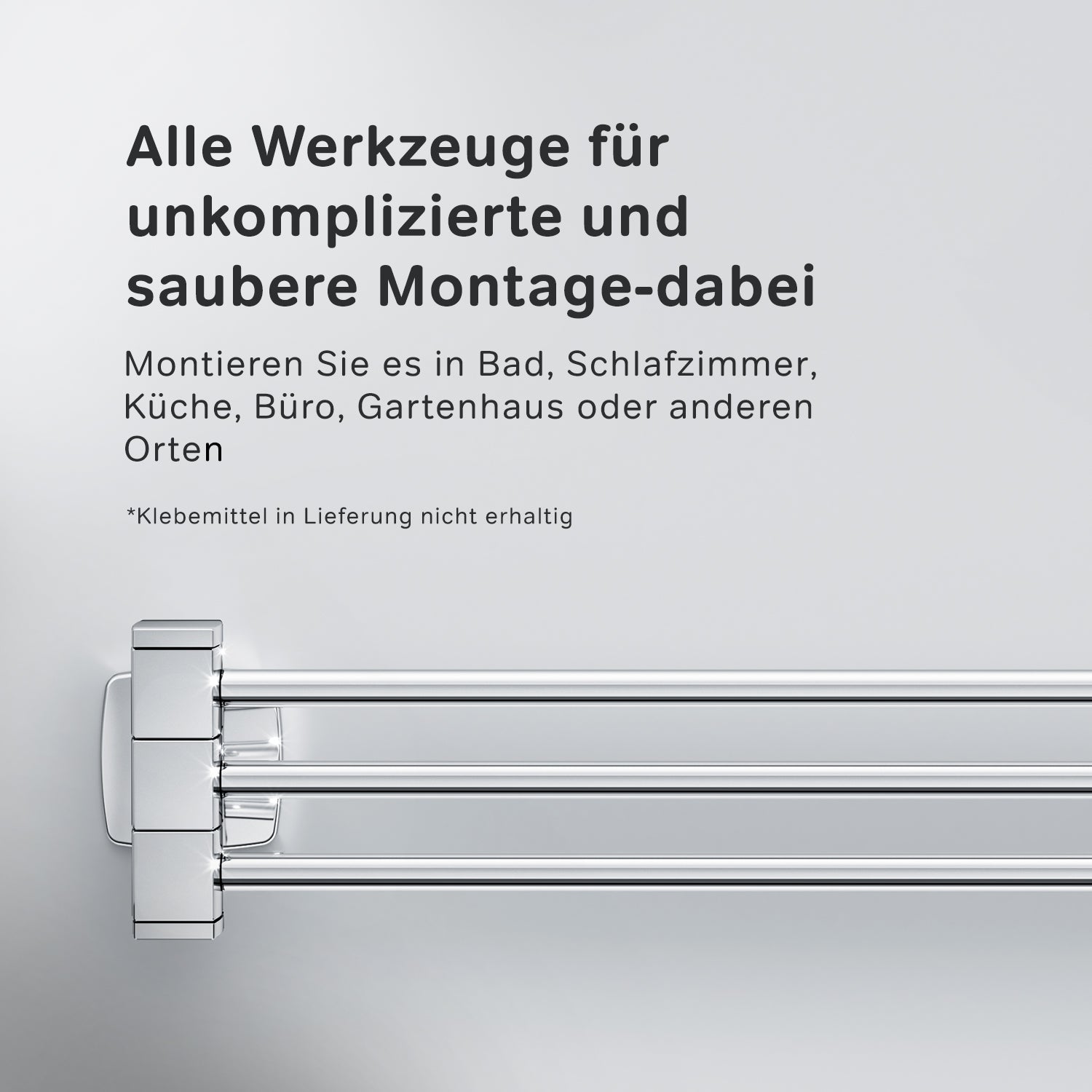 AGA32700 Dreifacher Handtuchhalter Gem Handtuchstange ampm-store.de