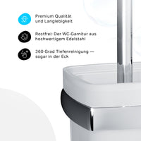 AGA33400 Toilettenbürste Gem WC-Bürstenhalter, universell ampm-store.de