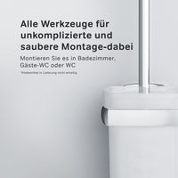 AGA33400 Toilettenbürste Gem WC-Bürstenhalter, universell ampm-store.de