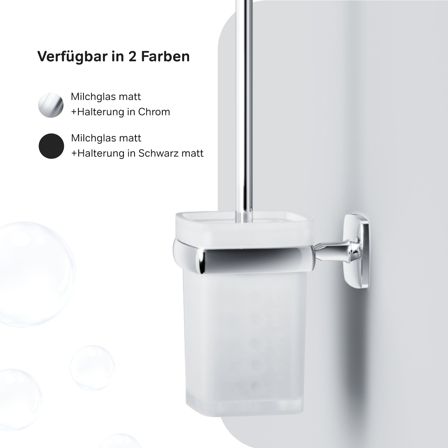 AGA33400 Toilettenbürste Gem WC-Bürstenhalter, universell ampm-store.de