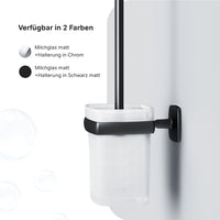 AGA33422 Toilettenbürste Gem WC-Bürstenhalter, universell, Schwarz ampm-store.de