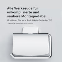 AGA341400 Toilettenpapierhalter Gem Klorollenhalter mit Deckel ampm-store.de