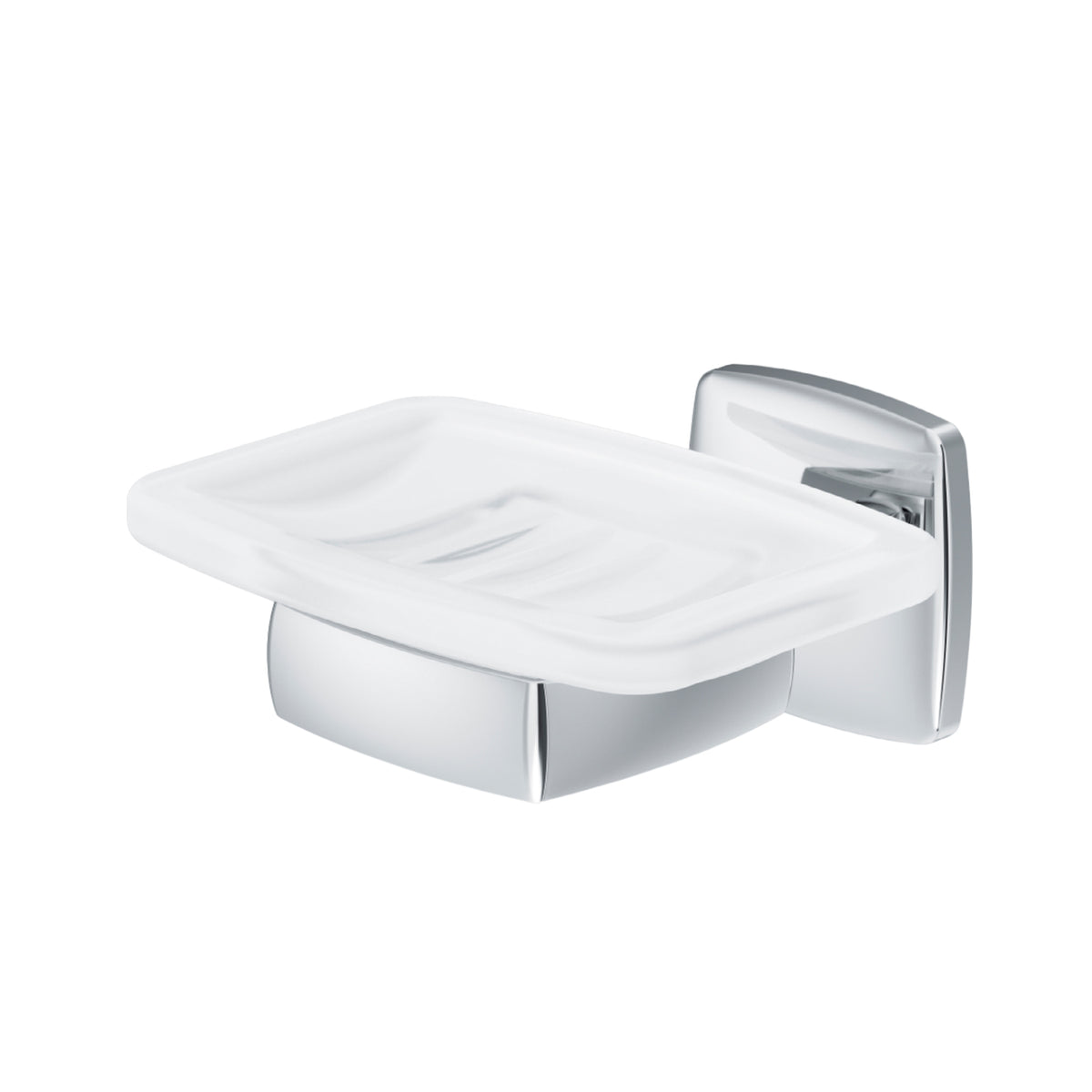 AGA34200 Seifenschale aus Glas mit Wandhalterung Gem Seifenhalter ampm-store.de