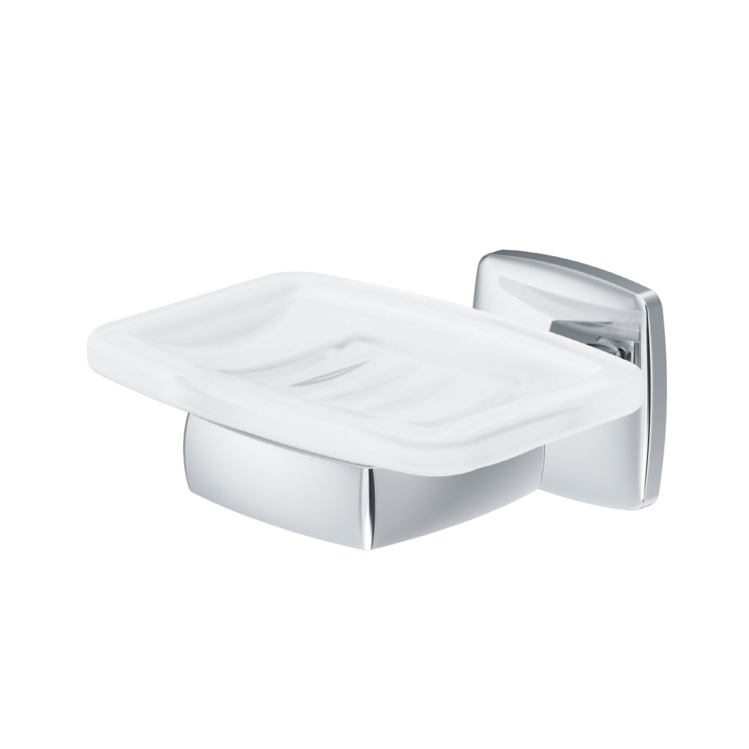 AGA34200 Seifenschale aus Glas mit Wandhalterung Gem Seifenhalter ampm-store.de